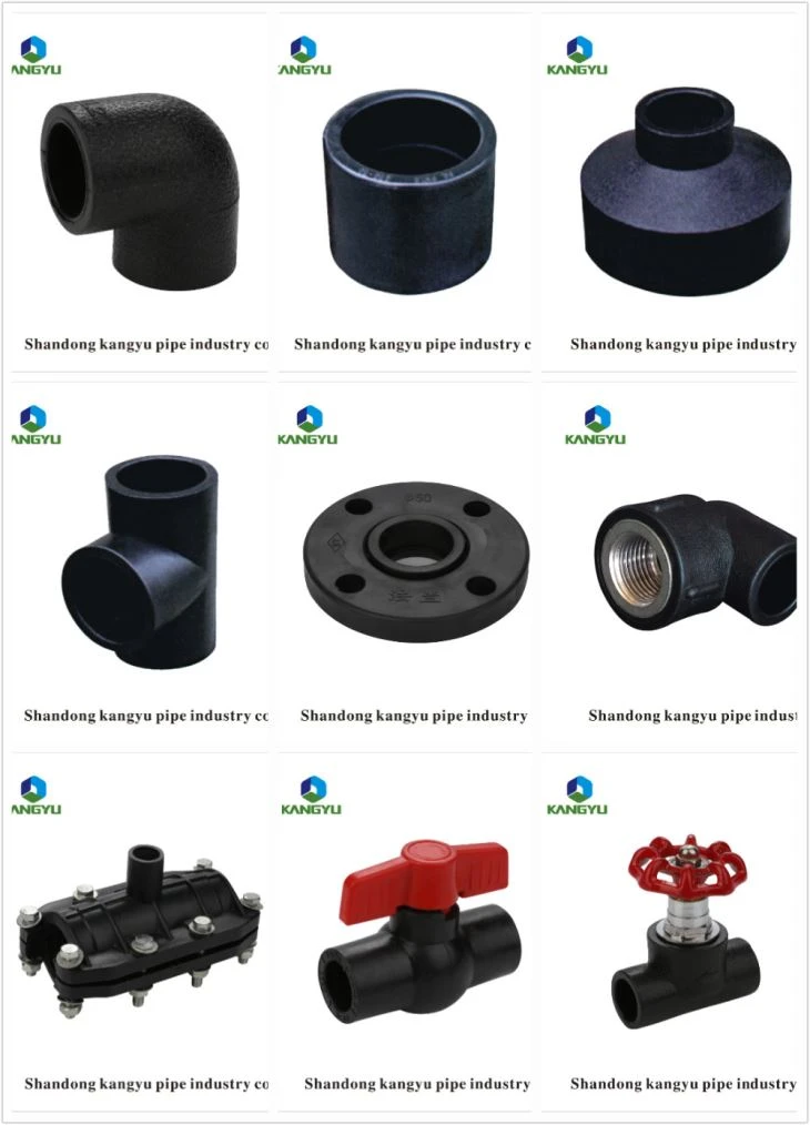 Connexió a la canonada d'aigua PE Vàlvules HDPE Socket de construcció Tapa de connexió de canonada